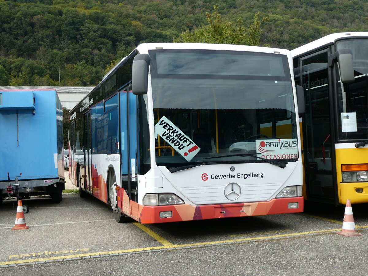 (228'295) - EAB Engelberg - Nr. 8 - Mercedes (ex Ming, Sils-Maria; ex Vorfhrwagen EvoBus, D-Mannheim) am 25. September 2021 in Biel, Rattinbus