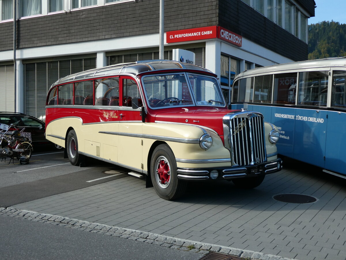 (228'496) - Rllin, Hirzel - FBW/FHS (ex Flckiger, Rickenbach; ex Rieben, Aesch; ex Pfister, Thrnen) am 2. Oktober 2021 in Nfels, FBW-Museum