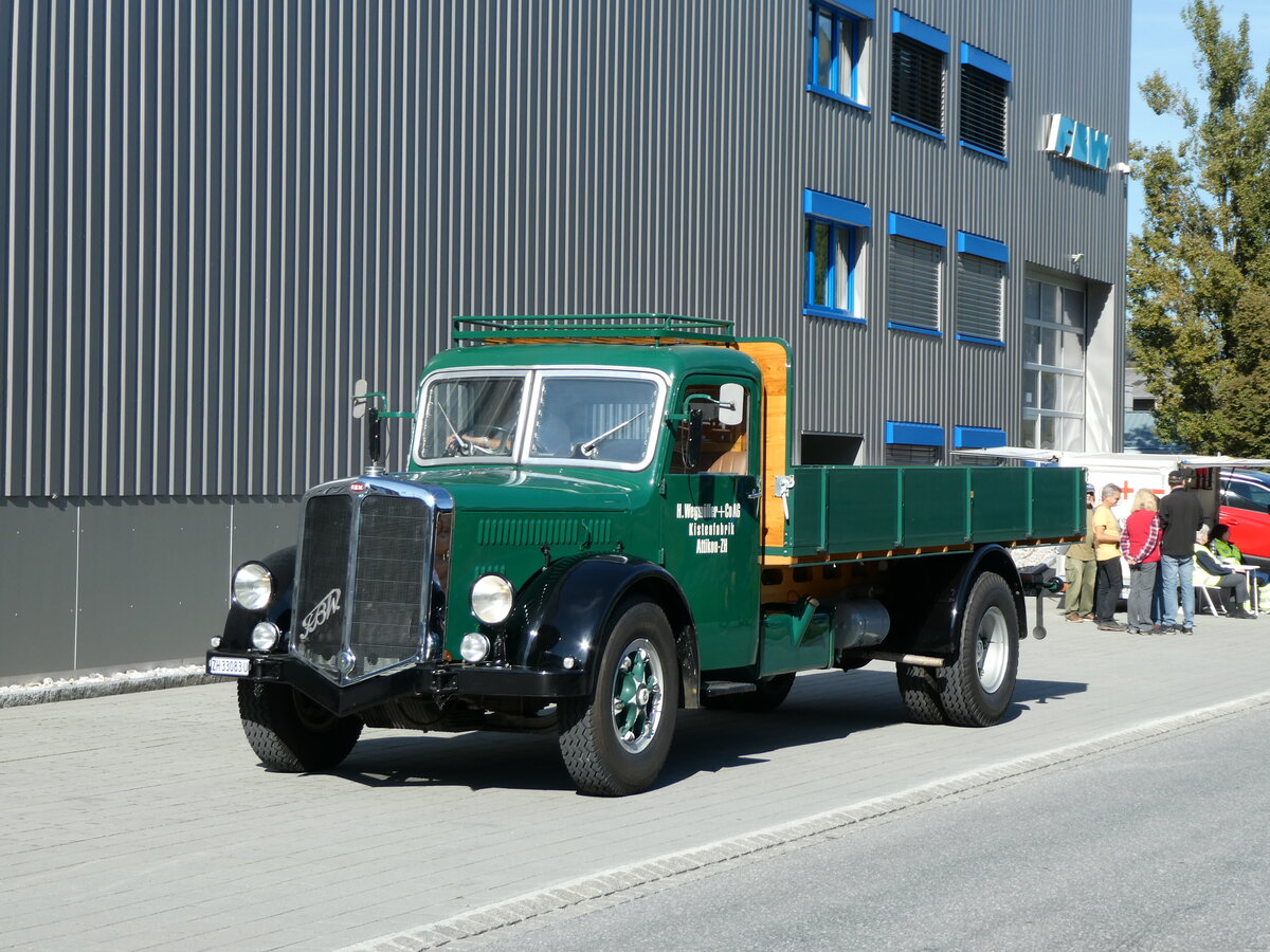 (228'562) - Wegmller, Attikon - ZH 33'083 U - FBW am 2. Oktober 2021 in Nfels, FBW-Museum