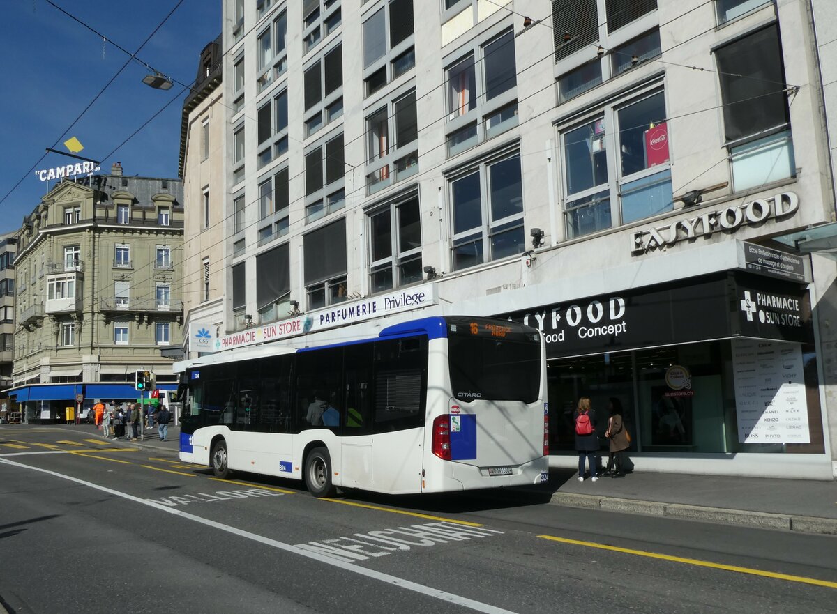 (228'868) - TL Lausanne - Nr. 324/VD 195'588 - Mercedes am 11. Oktober 2021 in Lausanne, Bel-Air