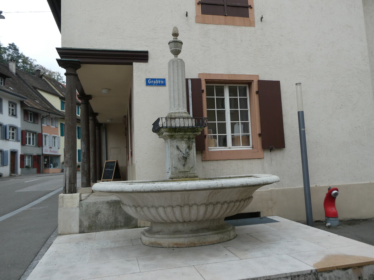 (228'971) - Brunnen am 12. Oktober 2021 in Waldenburg