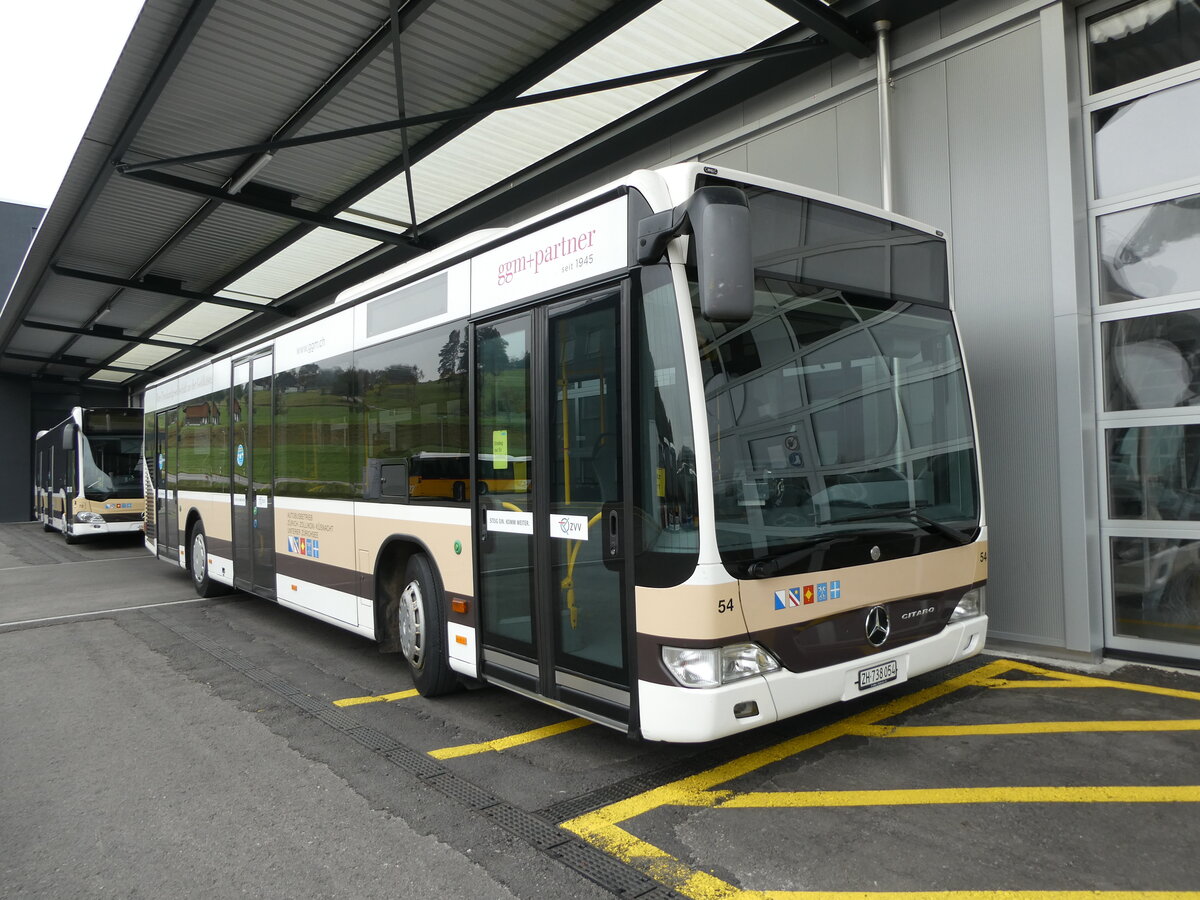 (229'311) - AZZK Zollikon - Nr. 54/ZH 738'054 - Mercedes am 16. Oktober 2021 in Winterthur, EvoBus