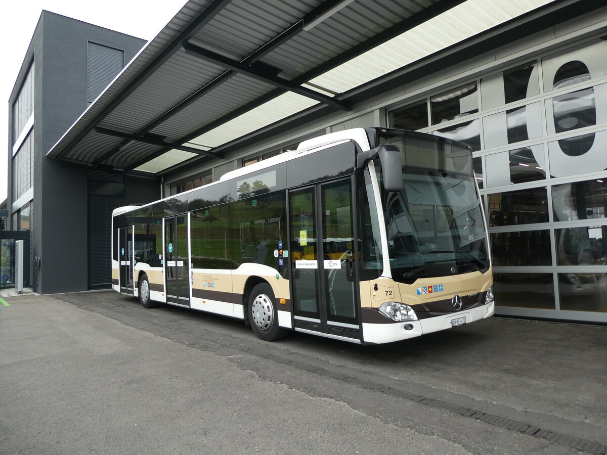 (229'314) - AZZK Zollikon - Nr. 72/ZH 951'472 - Mercedes am 16. Oktober 2021 in Winterthur, EvoBus