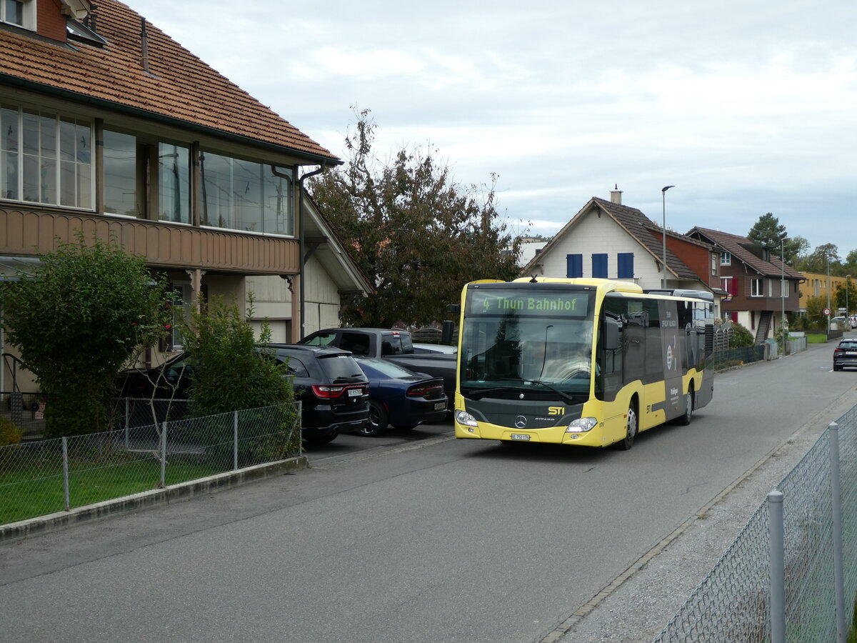 (229'437) - STI Thun - Nr. 176/BE 752'176 - Mercedes am 19. Oktober 2021 in Thun-Lerchenfeld, Uttigenstrasse