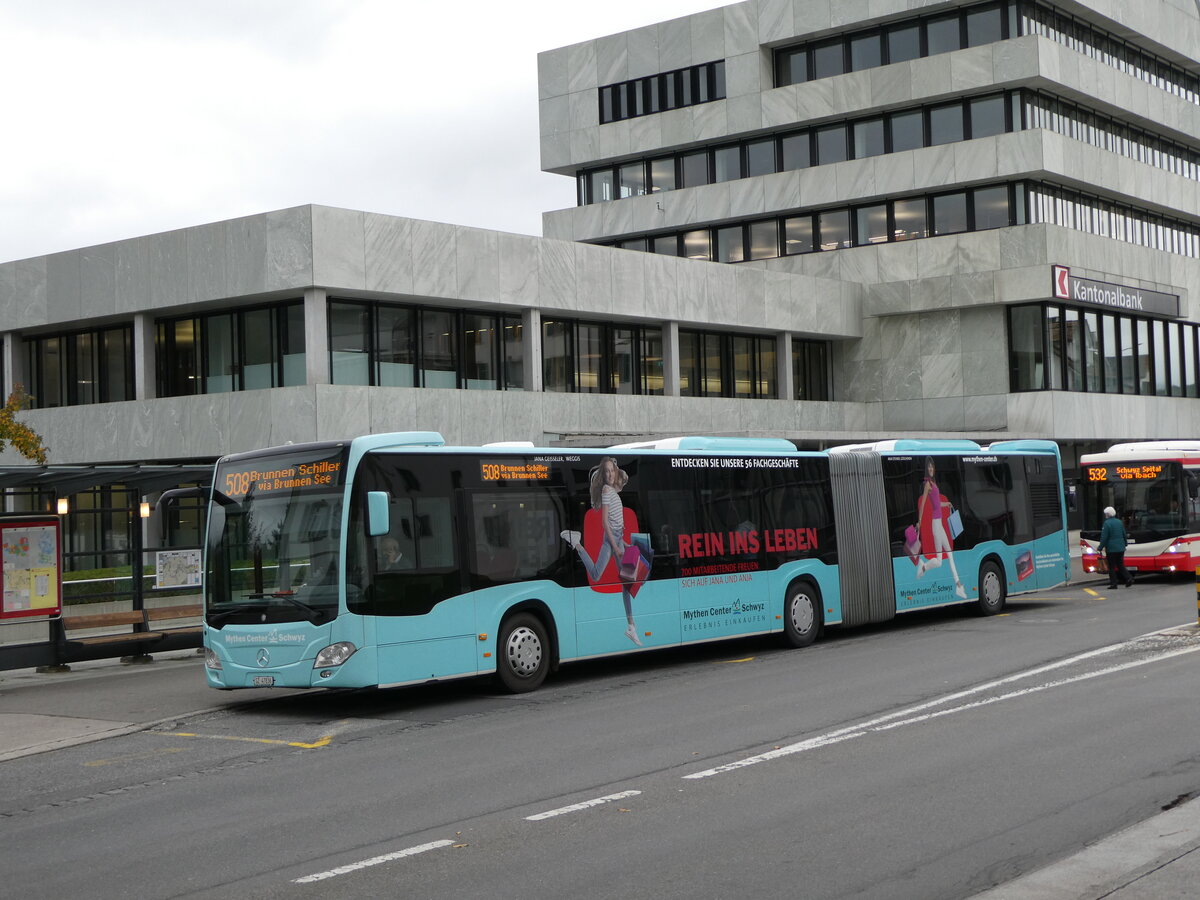 (229'666) - AAGS Schwyz - Nr. 36/SZ 47'836 - Mercedes am 22. Oktober 2021 in Schwyz, Zentrum