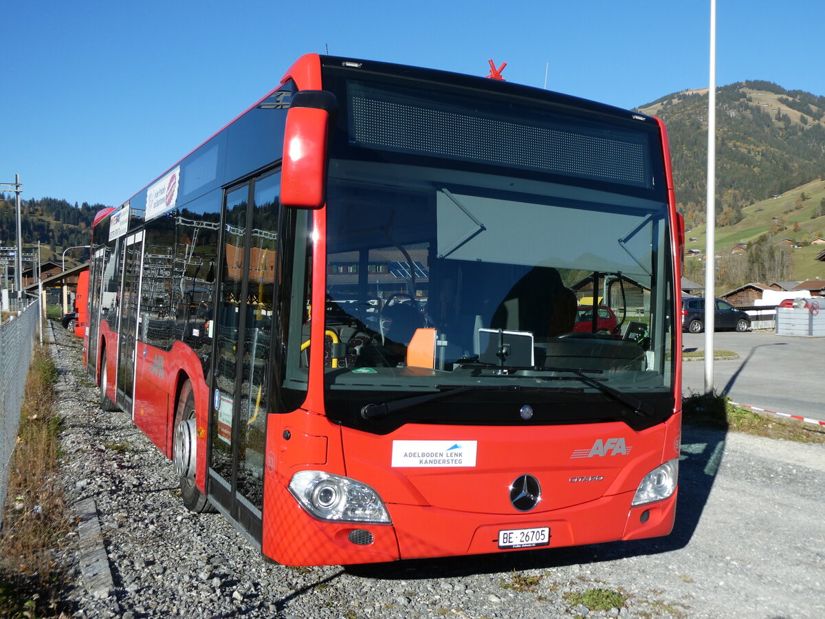 (229'869) - AFA Adelboden - Nr. 93/BE 26'705 - Mercedes am 24. Oktober 2021 beim Bahnhof Zweisimmen