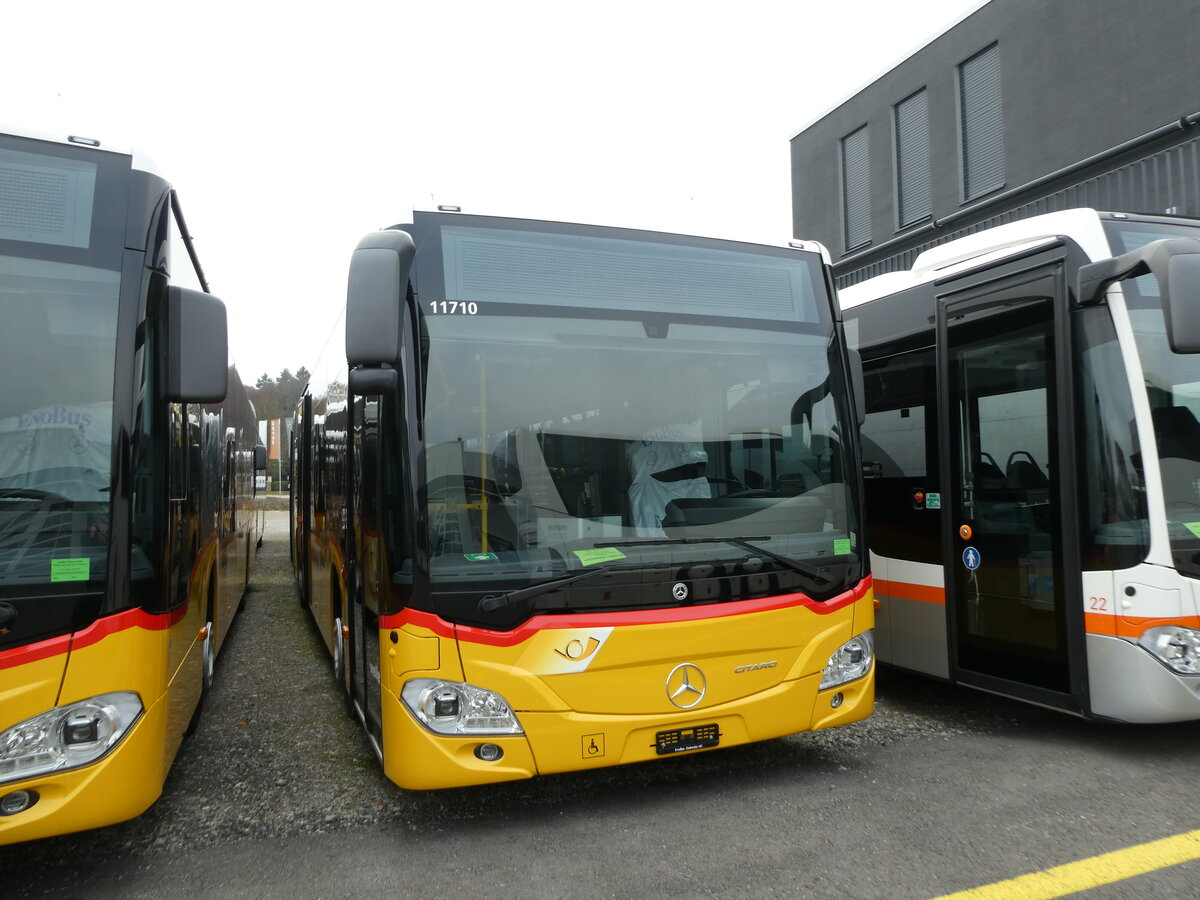 (230'804) - Steffen, Remetschwil - PID 11'710 - Mercedes am 21. November 2021 in Winterthur, EvoBus