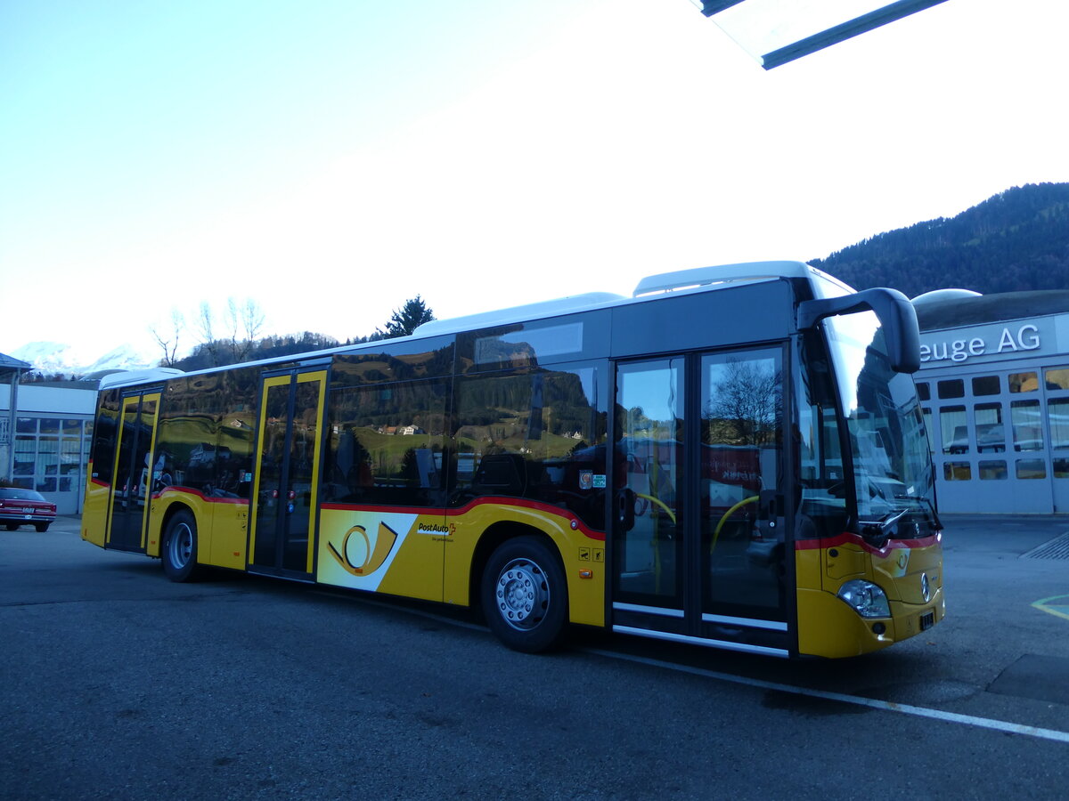 (230'881) - PostAuto Nordschweiz - PID 11'711 - Mercedes am 21. November 2021 in Nesslau, Altherr