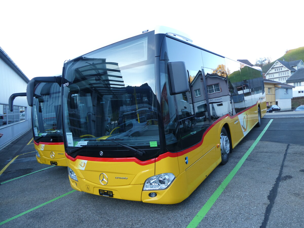 (230'883) - PostAuto Nordschweiz - PID 11'713 - Mercedes am 21. November 2021 in Nesslau, Altherr