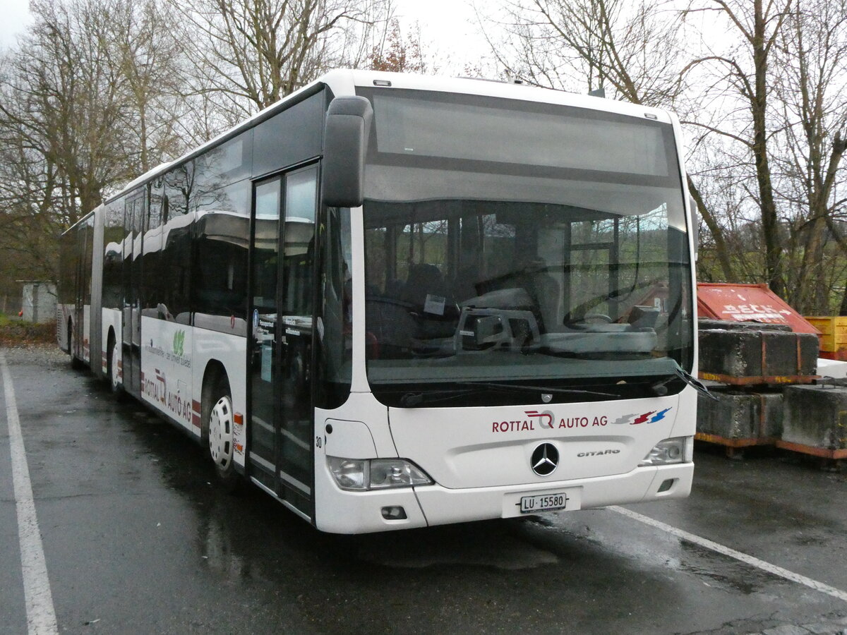 (230'974) - ARAG Ruswil - Nr. 30/LU 15'580 - Mercedes am 27. November 2021 in Ruswil, ARAG