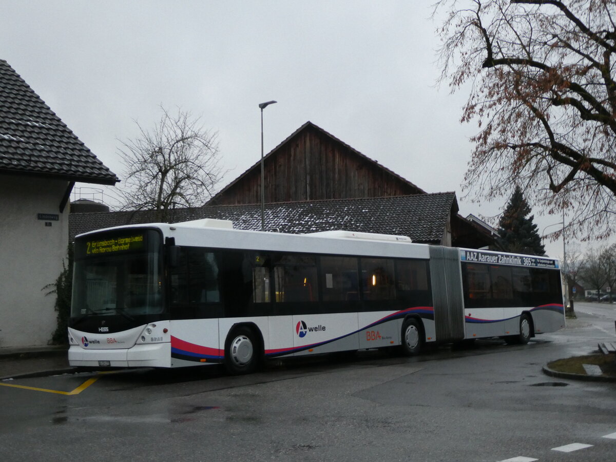 (231'115) - BBA Aarau - Nr. 171/AG 374'171 - Scania/Hess am 11. Dezember 2021 in Rohr, Unterdorf