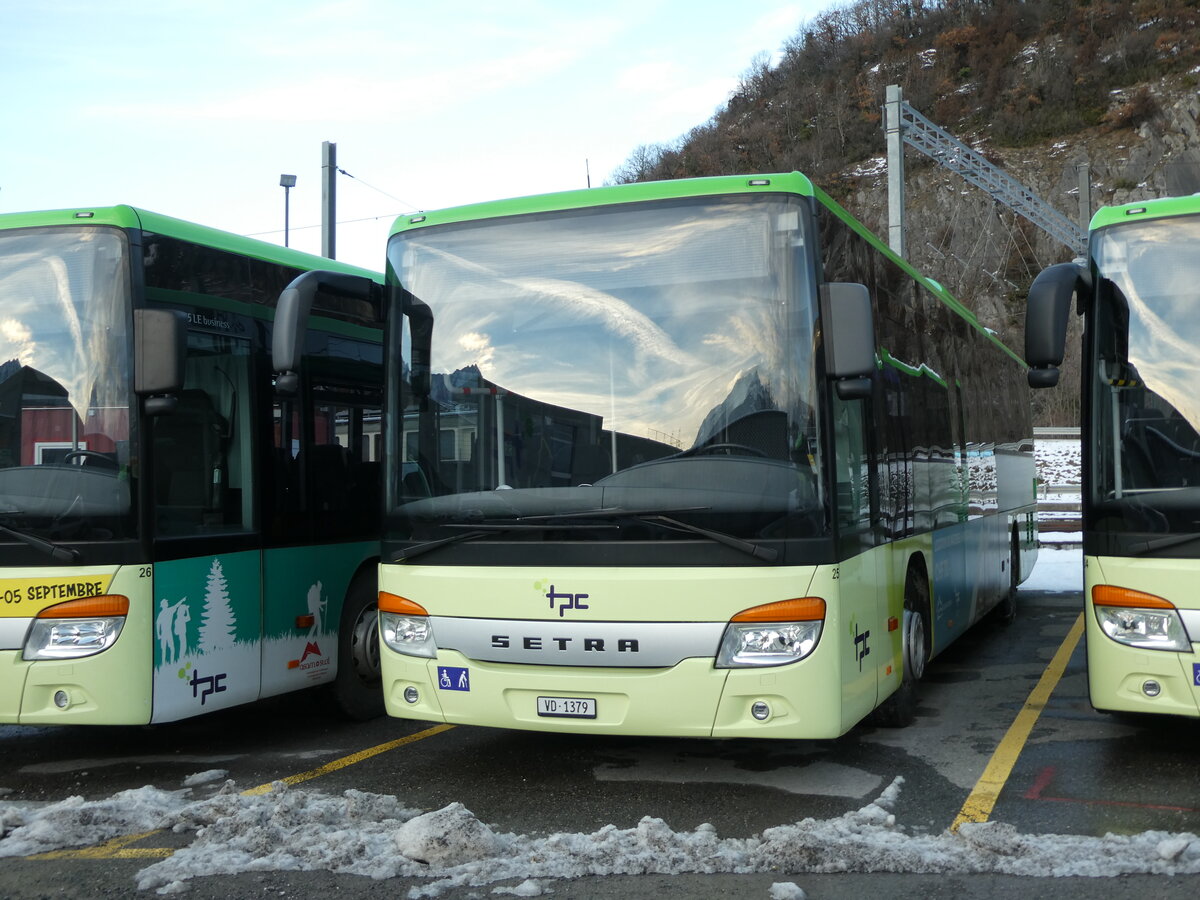 (231'177) - TPC Aigle - Nr. 25/VD 1379 - Setra (ex Volnbusz, H-Budapest) am 12. Dezember 2021 in Aigle, Dpt