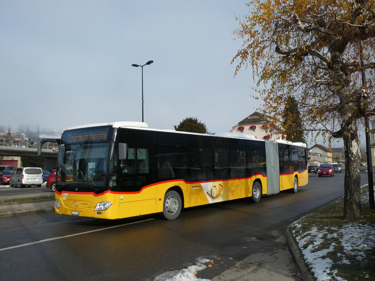 (231'250) - CarPostal Ouest - VD 578'146 - Mercedes am 14. Dezember 2021 beim Bahnhof Moudon