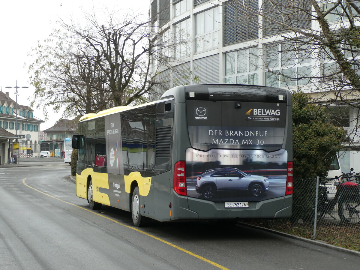 (231'369) - STI Thun - Nr. 176/BE 752'176 - Mercedes am 16. Dezember 2021 bei der Schifflndte Thun