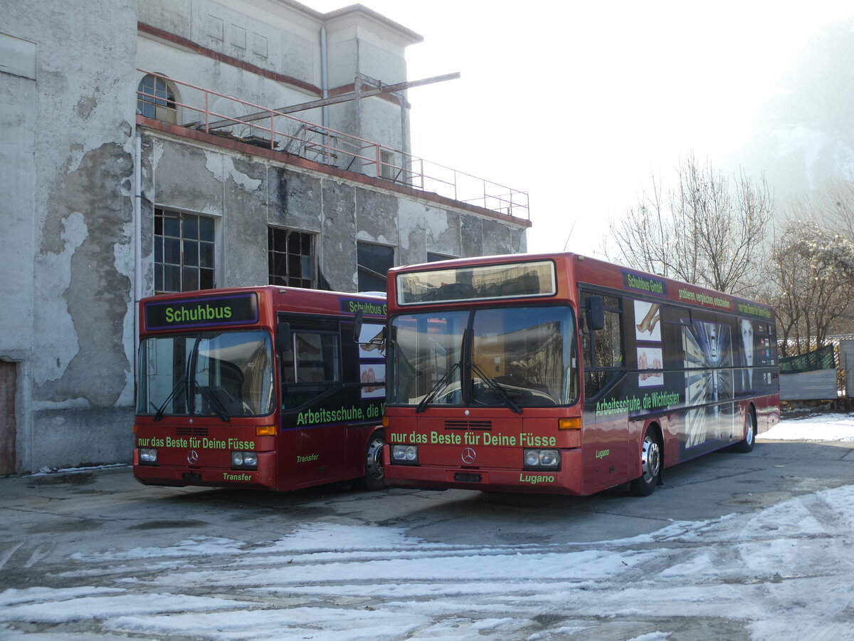 (231'472) - Schuhbus, Aesch - Mercedes am 18. Dezember 2021 bei St-Maurice