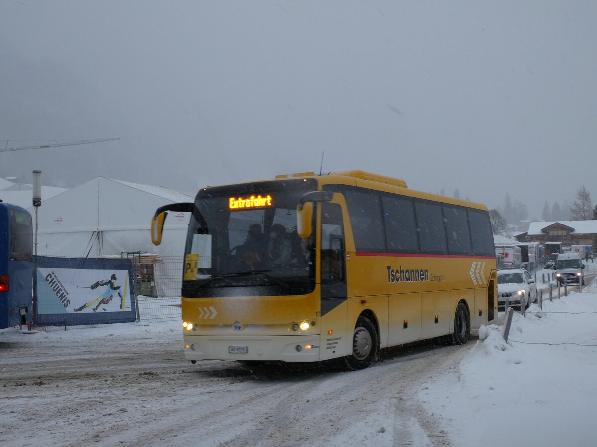 (231'795) - Tschannen, Zofingen - Nr. 17/AG 6175 - Temsa am 9. Januar 2022 in Adelboden, Weltcup