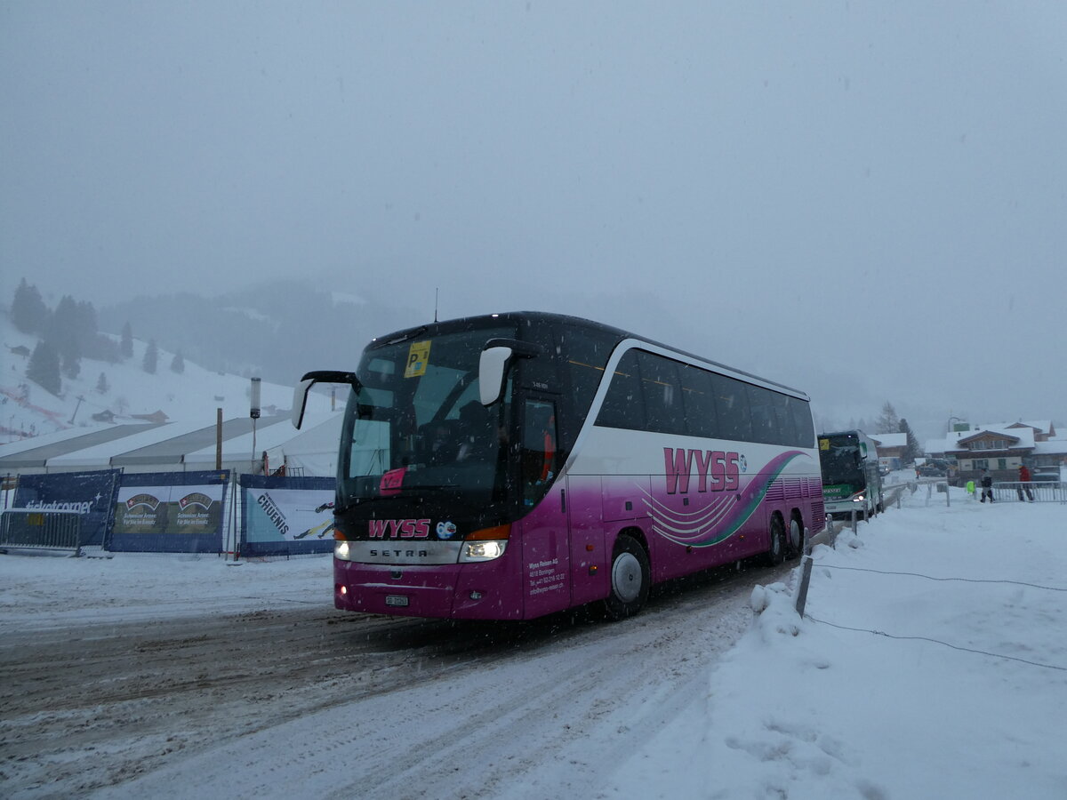 (231'826) - Wyss, Boningen - Nr. 50/SO 21'263 - Setra am 9. Januar 2022 in Adelboden, Weltcup