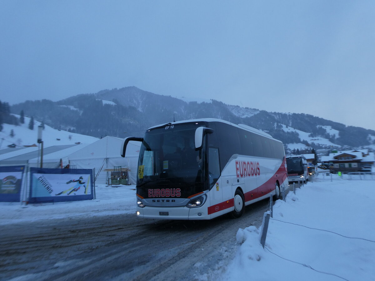 (231'862) - Funi-Car, Biel - Nr. 10/BE 261'110 - Setra am 9. Januar 2022 in Adelboden, Weltcup