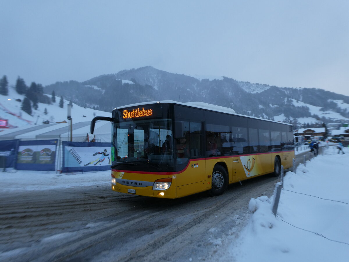 (231'864) - Wieland, Murten - Nr. 52/FR 300'635 - Setra am 9. Januar 2022 in Adelboden, Weltcup