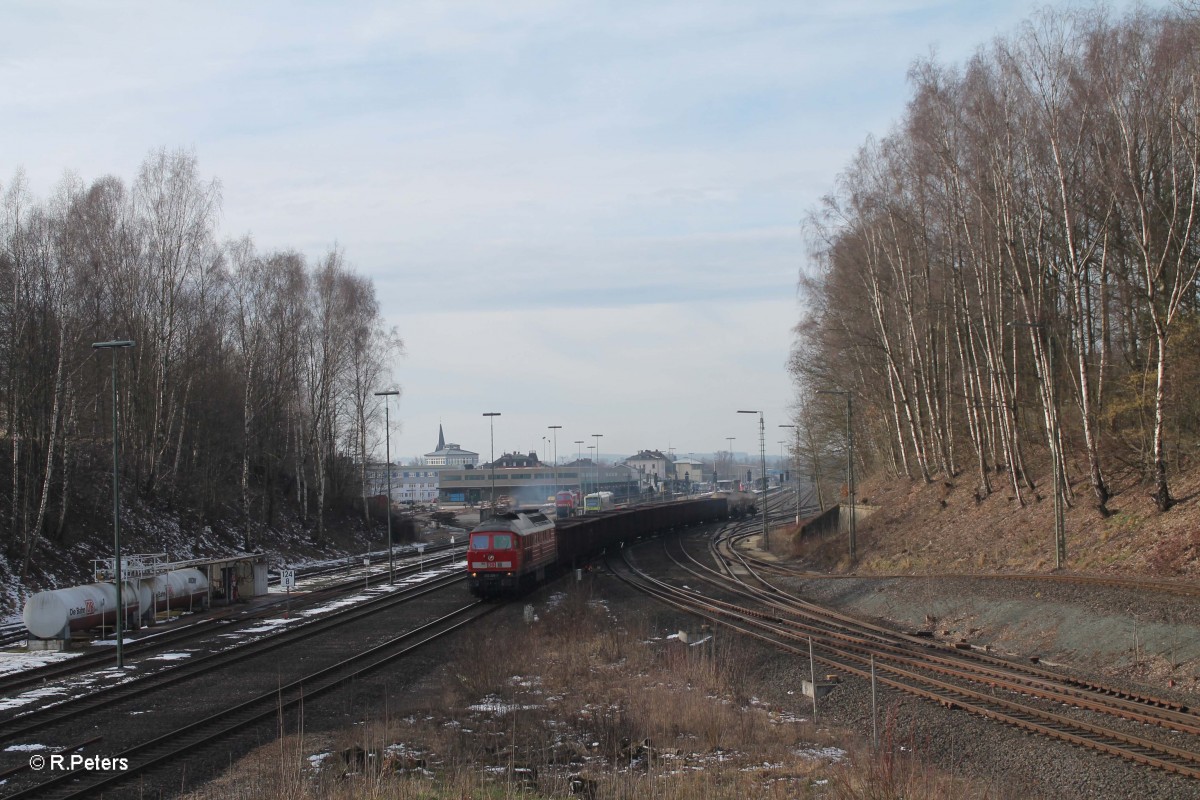 232 209-7 verlässt Marktredwitz mit dem EZ45362 Nürnberg - Cheb. 05.03.16