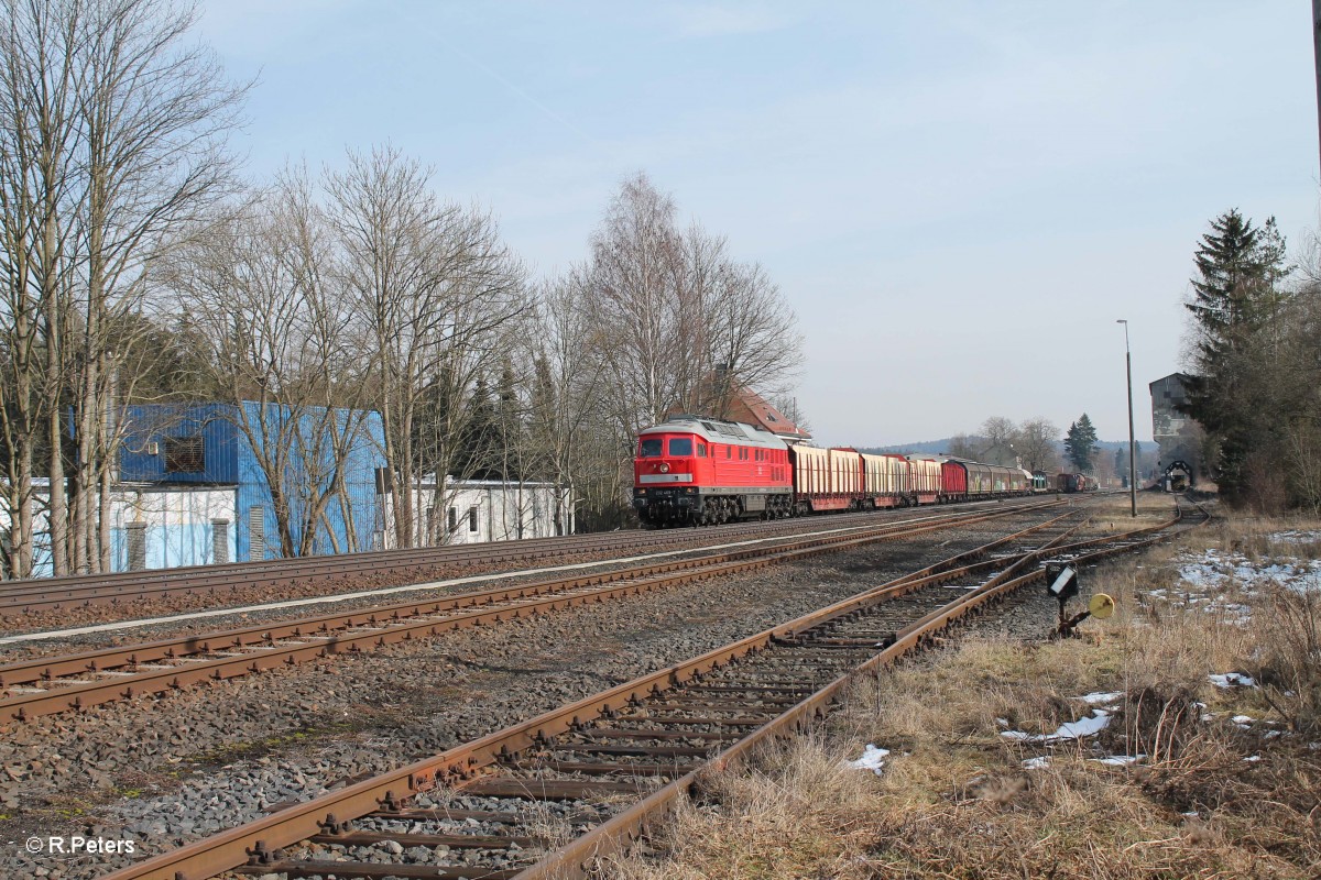 232 469-7 mit dem 51723 NNR - LLE Frankenwaldumleiter in Pechbrunn. 27.02.16