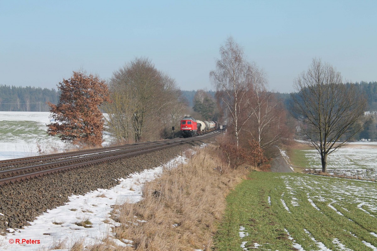 232 609-8 zieht den 45365 NNR - XTCH bei Naabdemenreuth. 17.02.15