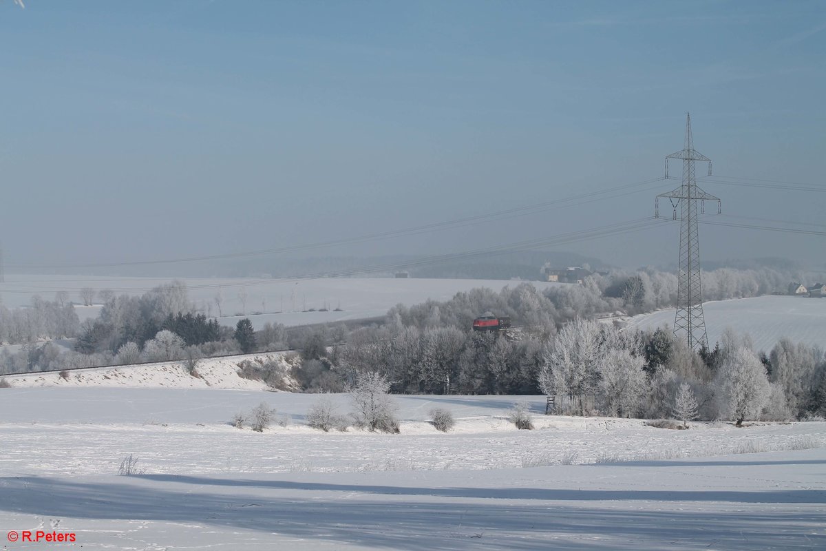 232 609 als EZ 45362 XTCH - NNR bei Seußen. 29.01.17