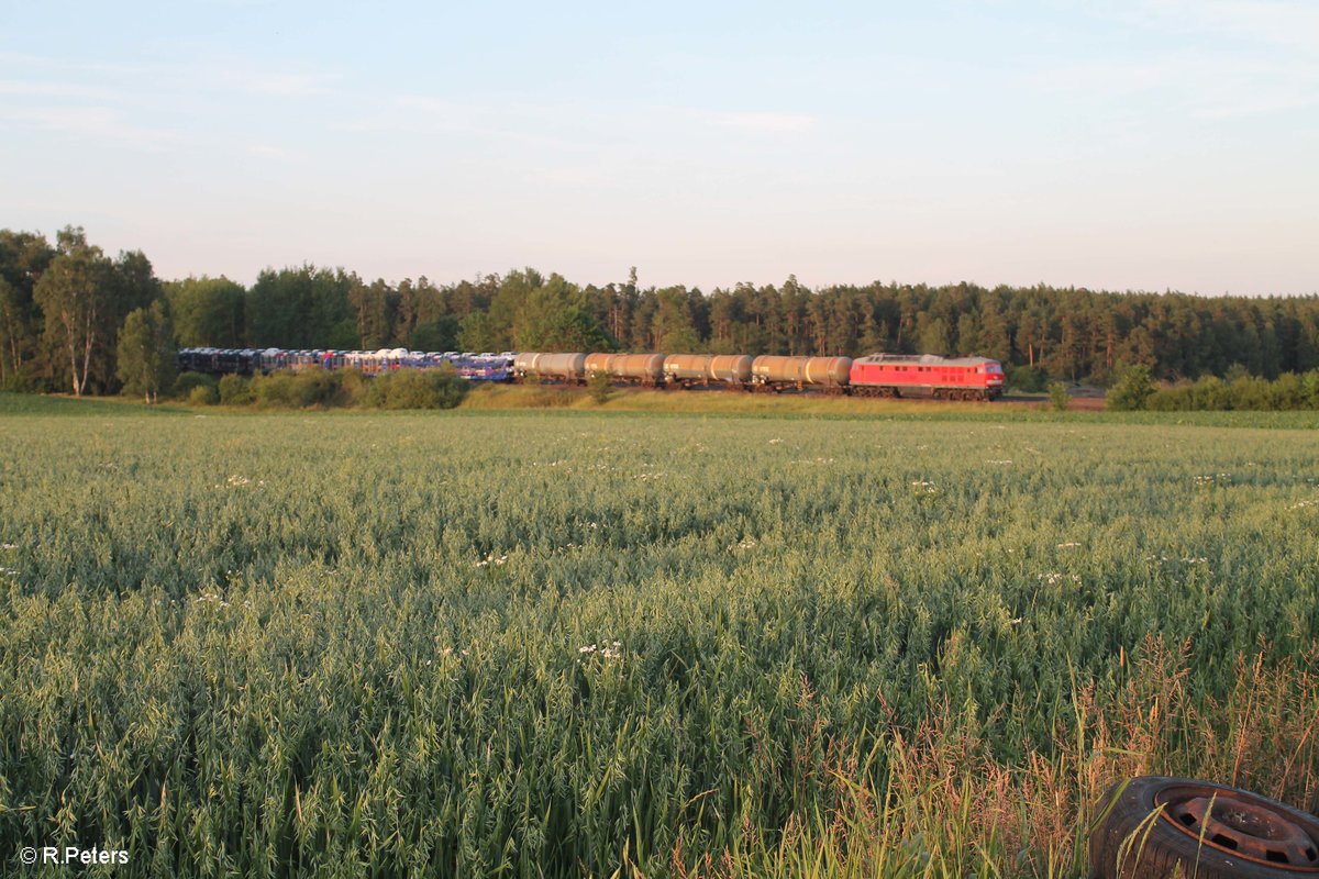 232 609 zieht bei Schönfeld den EZ 45366 XTCH - NNR. 21.06.17