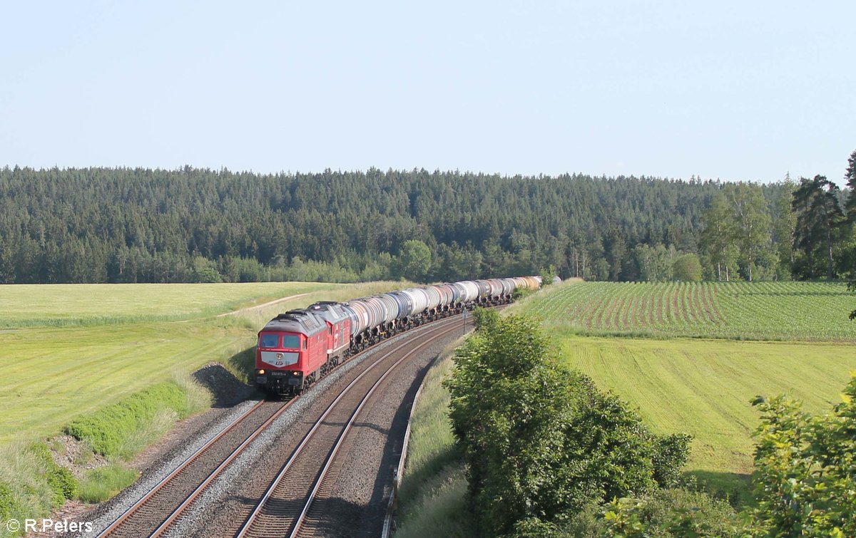 232 673 und 232 182 mit DGS 95458 Marktredwitz - Hamburg Hohe Schaar bei Neudes . 23.06.20