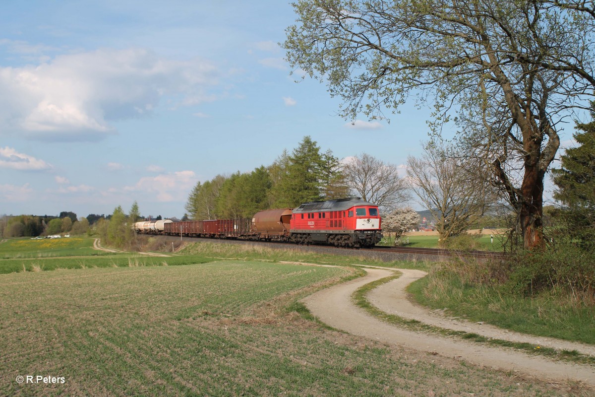 232 906-8 mit dem 51651 Frankenwald Umleiter Leipzig Engelsdorf - Nürnberg bei Waldershof. 23.04.14