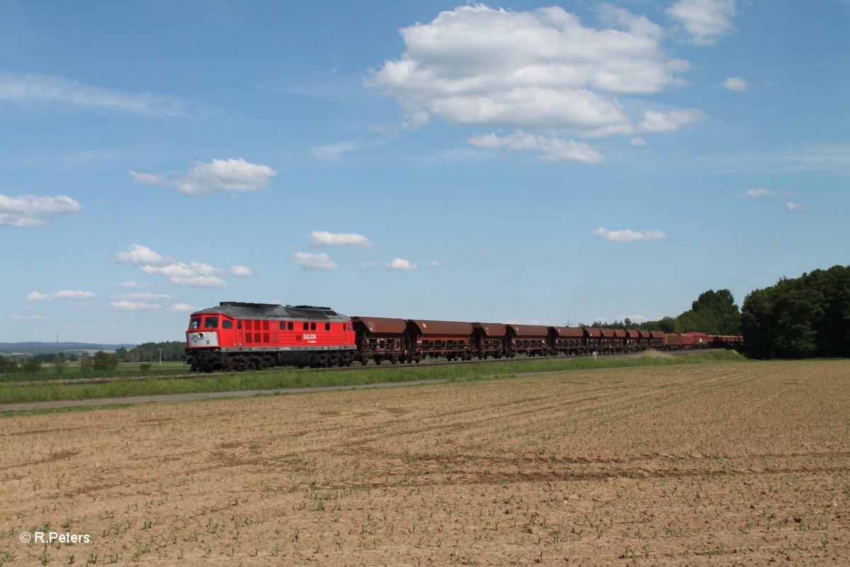 232 906-8 mit der Üg 56743 Nürnberg - Marktredwitz bei Oberteich. 25.05.14