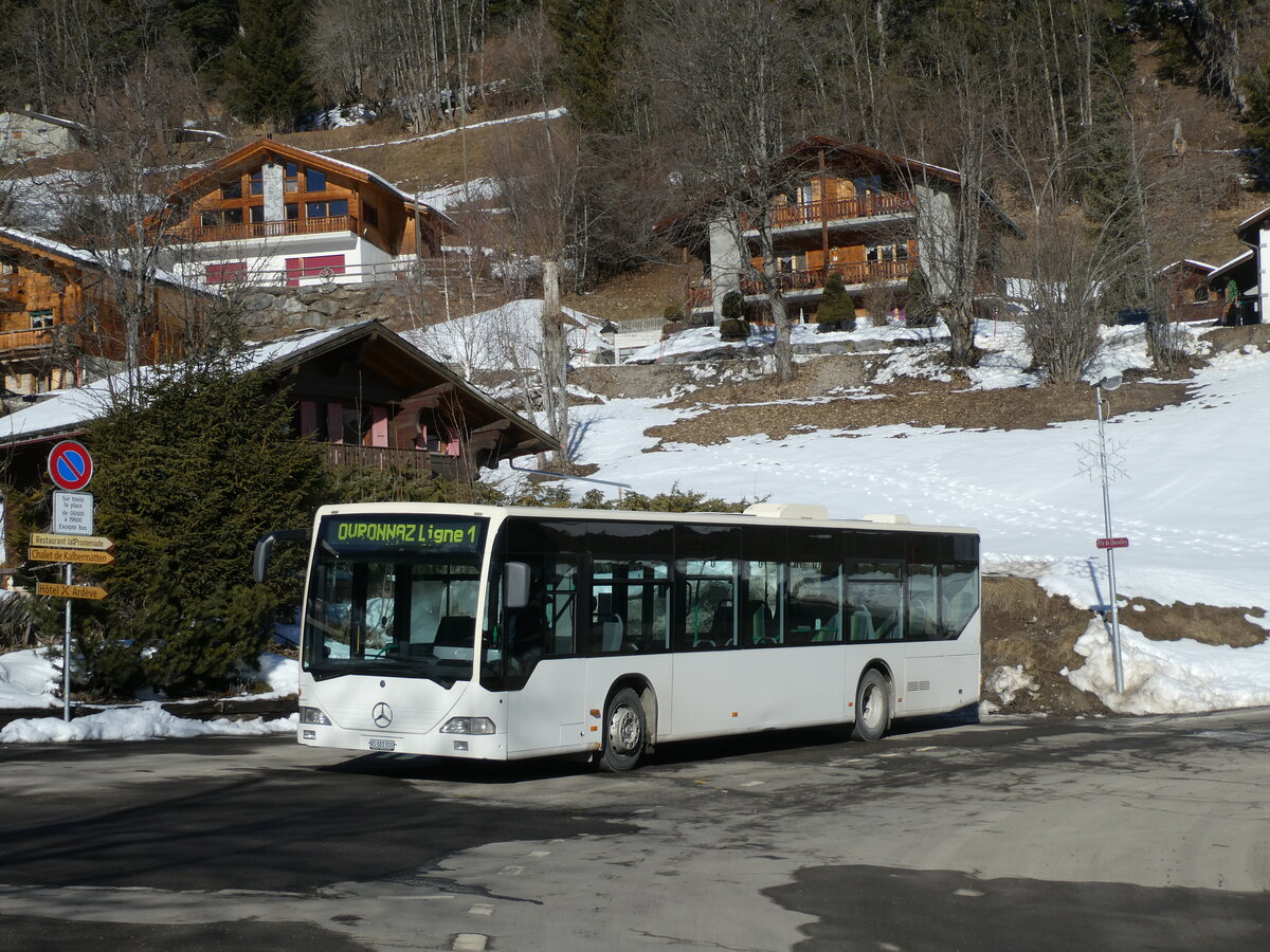 (232'078) - Buchard, Leytron - Nr. 67/VS 101'310 - Mercedes (ex MBC Morges Nr. 70) am 18. Januar 2022 in Ovronnaz, La Croise