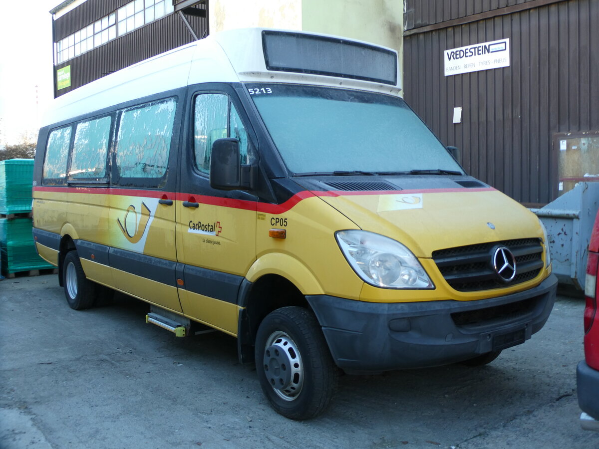 (232'315) - TPC Aigle - Nr. CP05 - Mercedes am 23. Januar 2022 in Collombey, Garage