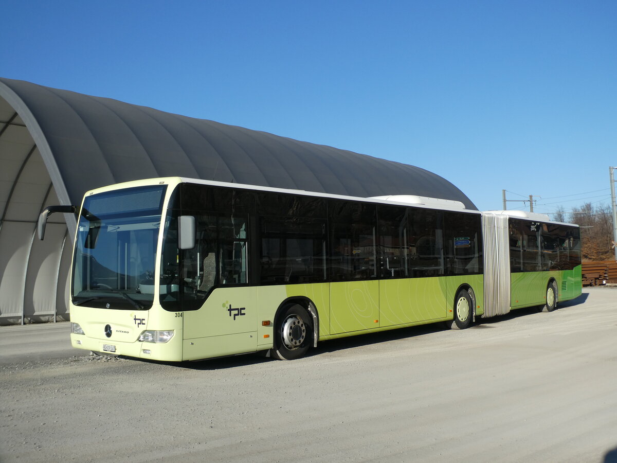 (232'329) - TPC Aigle - Nr. 304/VD 619'147 - Mercedes (ex Hrmann&Shne, D-Hamburg) am 23. Januar 2022 in Aigle, Dpt