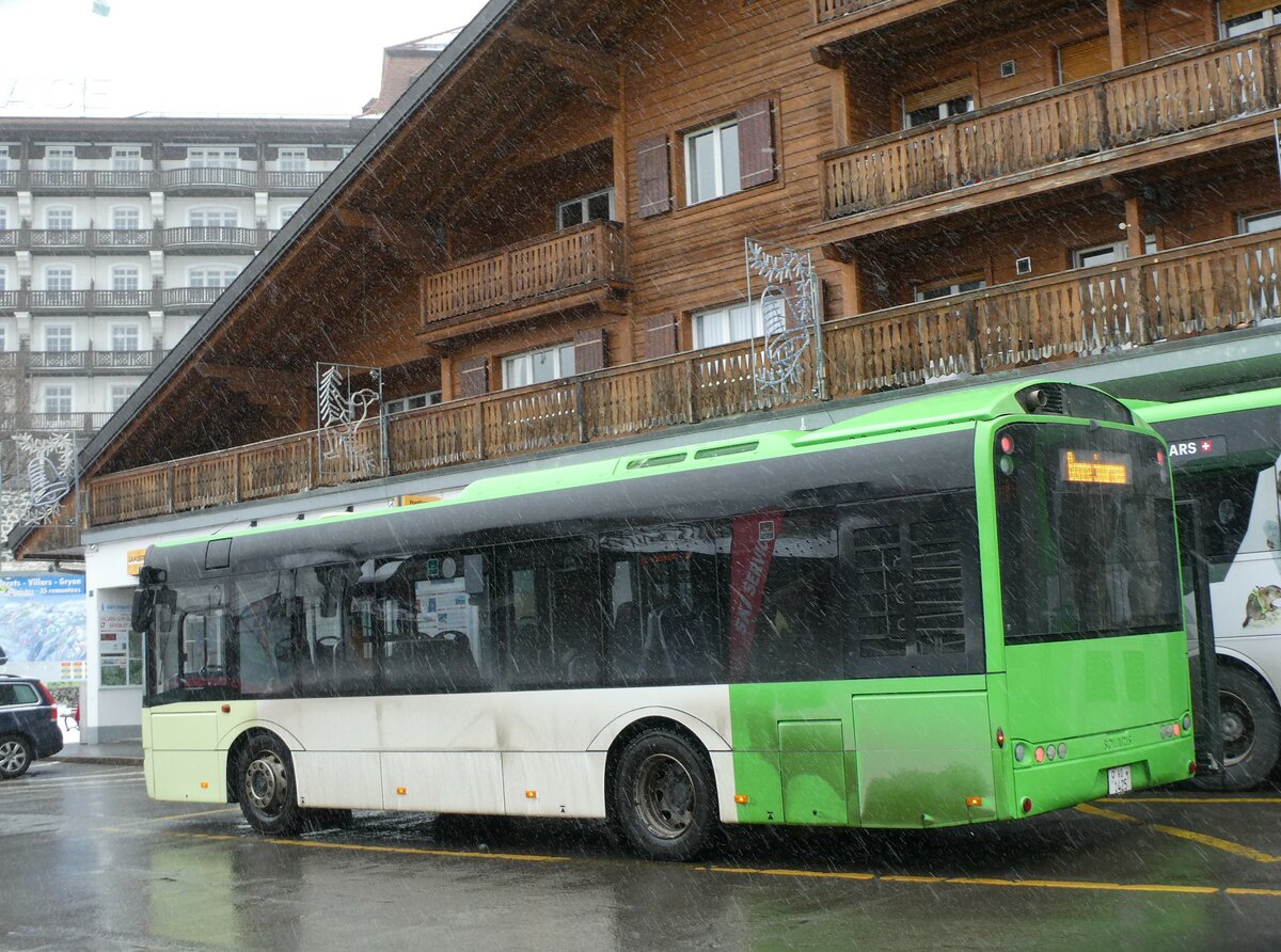 (232'597) - TPC Aigle - Nr. 502/VD 1425 - Solaris am 31. Januar 2022 beim Bahnhof Villars-sur-Ollon