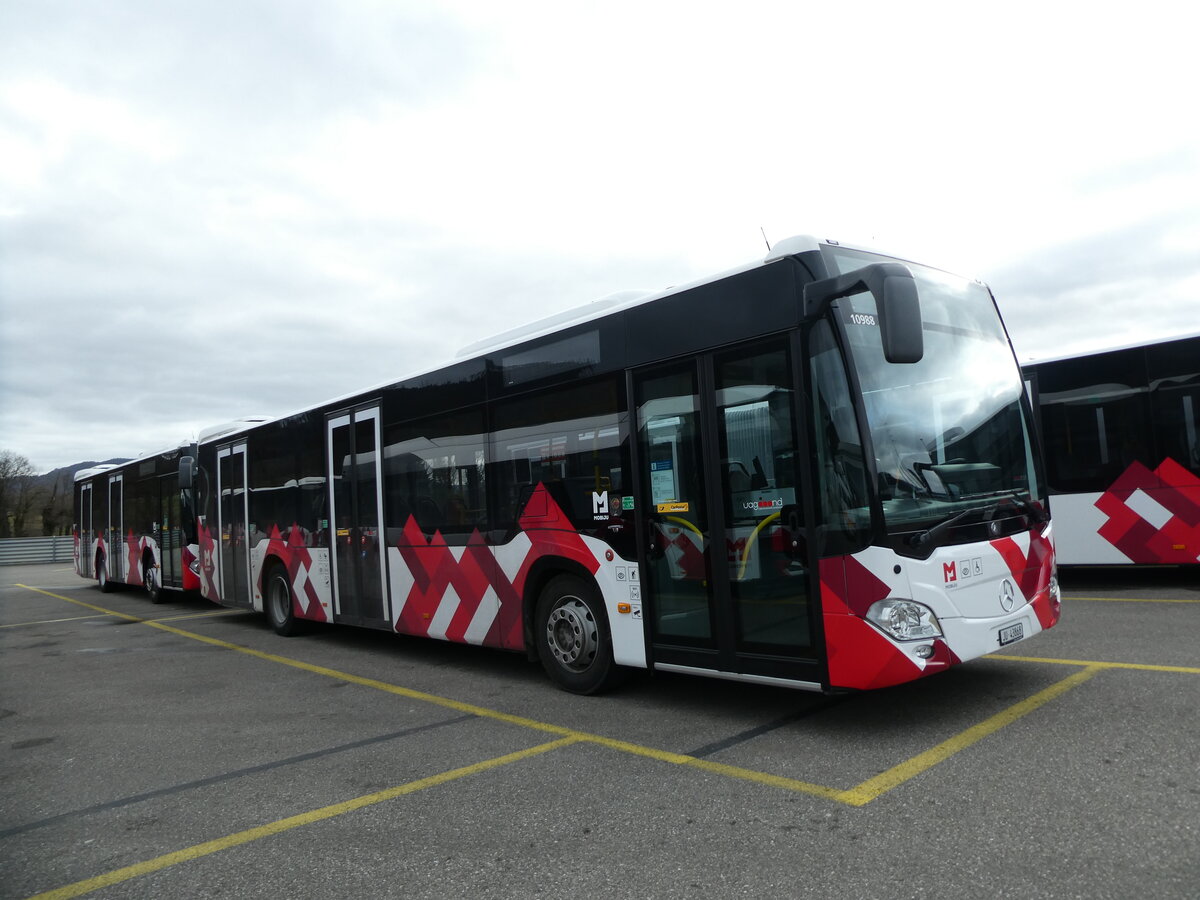 (232'641) - CarPostal Ouest - JU 43'868 - Mercedes am 6. Februar 2022 in Develier, Parkplatz