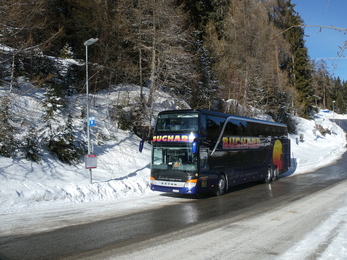 (232'769) - Buchard, Leytron - Nr. 33/VS 233'033 - Setra am 12. Februar 2022 in Les Collons, La Croise