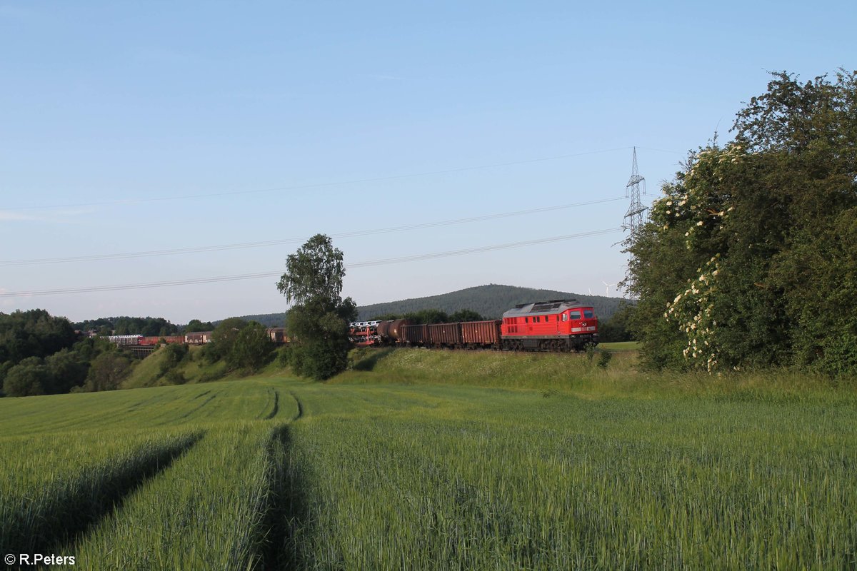 233 176 mit dem EZ 45366 XTCH - NNR bei Seuen Viadukt. 18.06.19