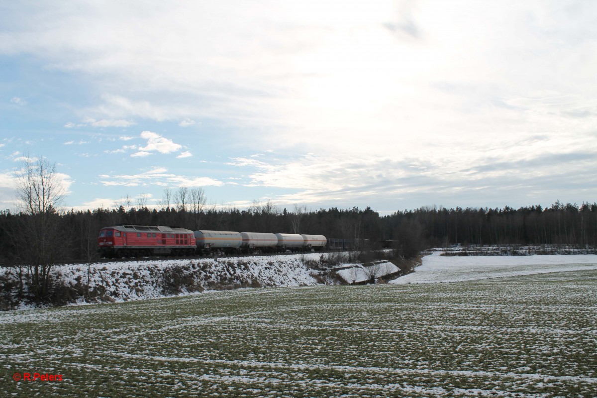 233 452 mit dem 45369 südlich von Wiesau. 07.02.14