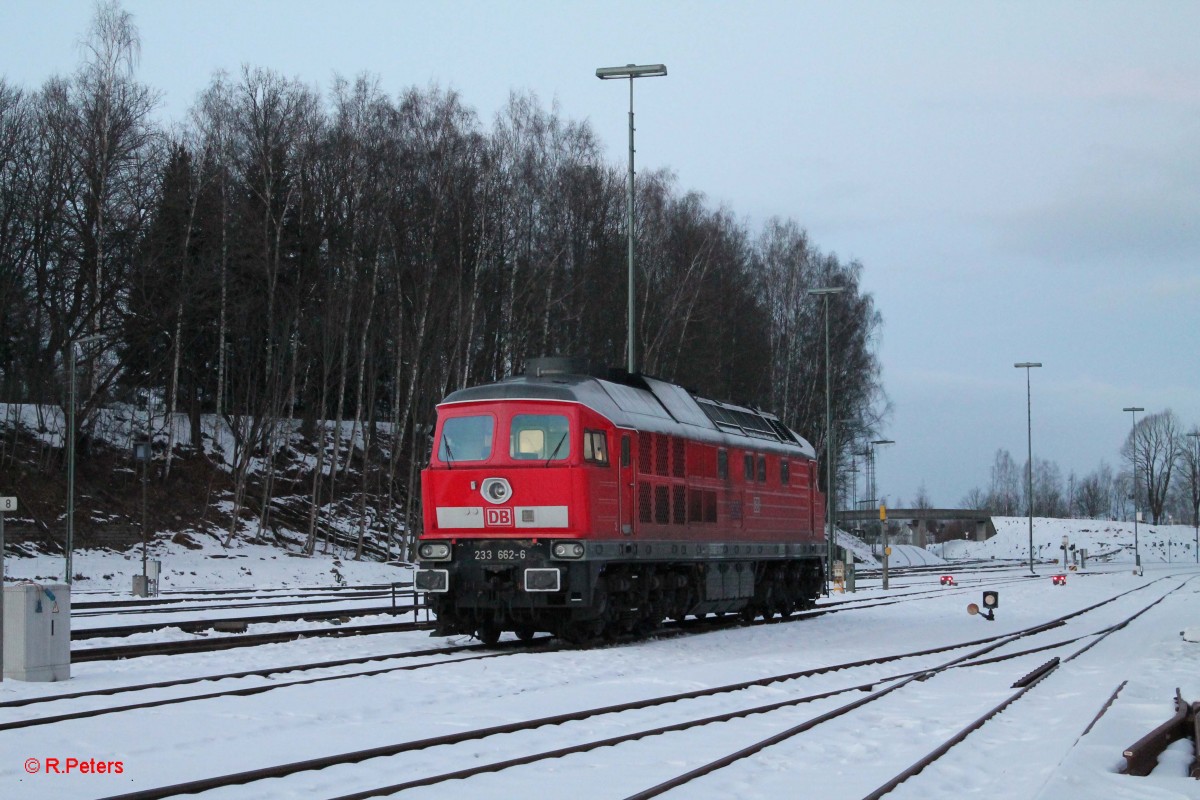 233 662-6 abgestellt in Marktredwitz. 08.02.15