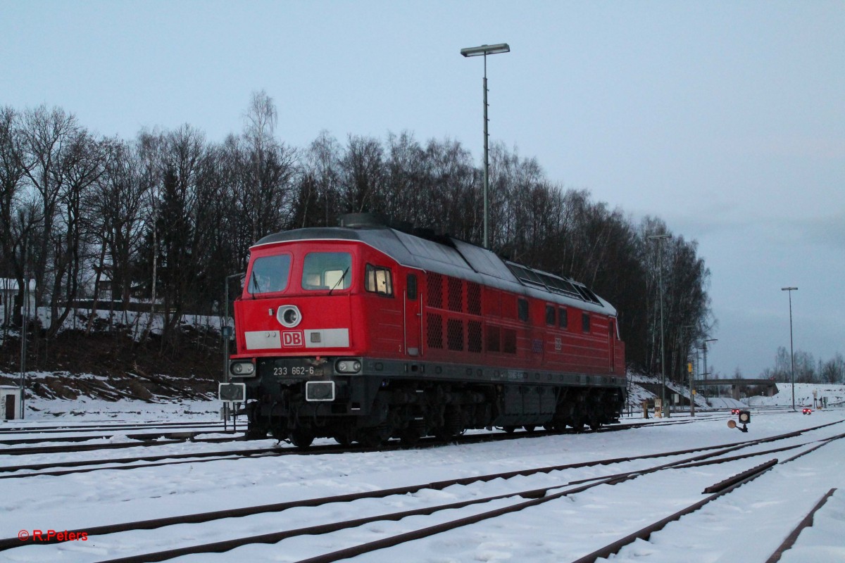 233 662-6 abgestellt in Marktredwitz. 08.02.15