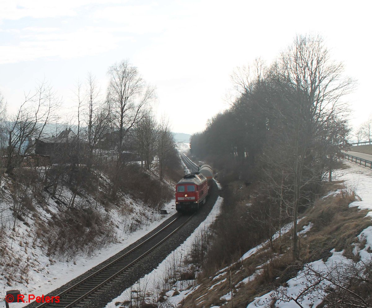 233 698-0 mit dem 45365 NNR - XTCH bei Seußen. 16.02.17