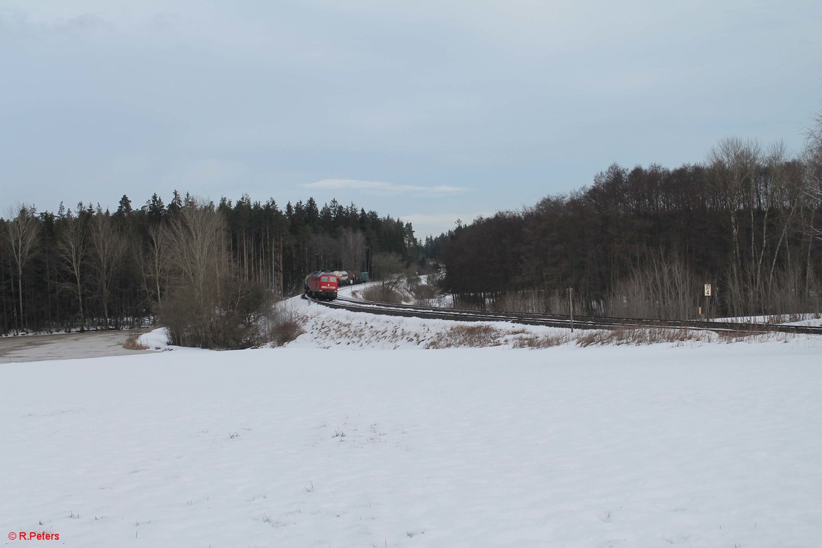 233 698 mit dem Umleiter EZ 51612 Halle - Nürnberg bei Oberteich. 22.01.21