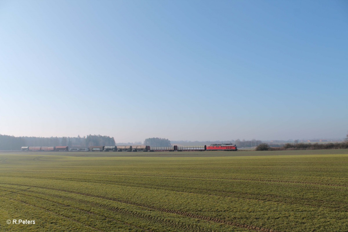 233 698 zieht bei Oberteich den EZ51721 NNR - Leipzig Engeldsdorf. 18.03.16