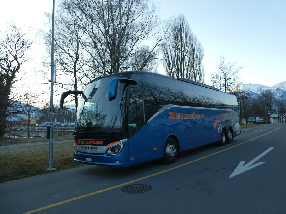 (233'351) - Zerzuben, Visp-Eyholz - Nr. 12/VS 100'431 - Setra am 1. Mrz 2022 in Thun, Lachen