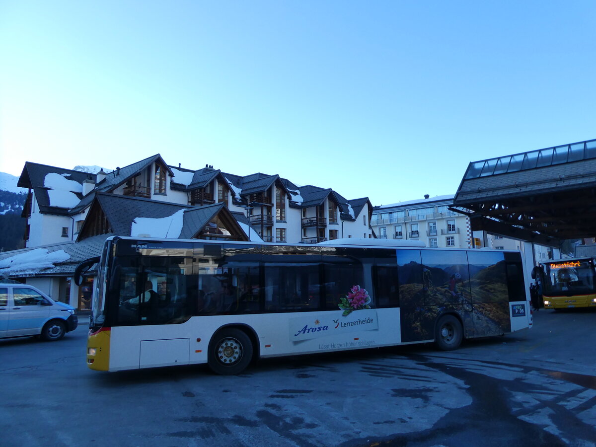 (233'627) - Bossi&Hemmi, Tiefencastel - GR 102'381 - MAN am 9. Mrz 2022 in Lenzerheide, Post