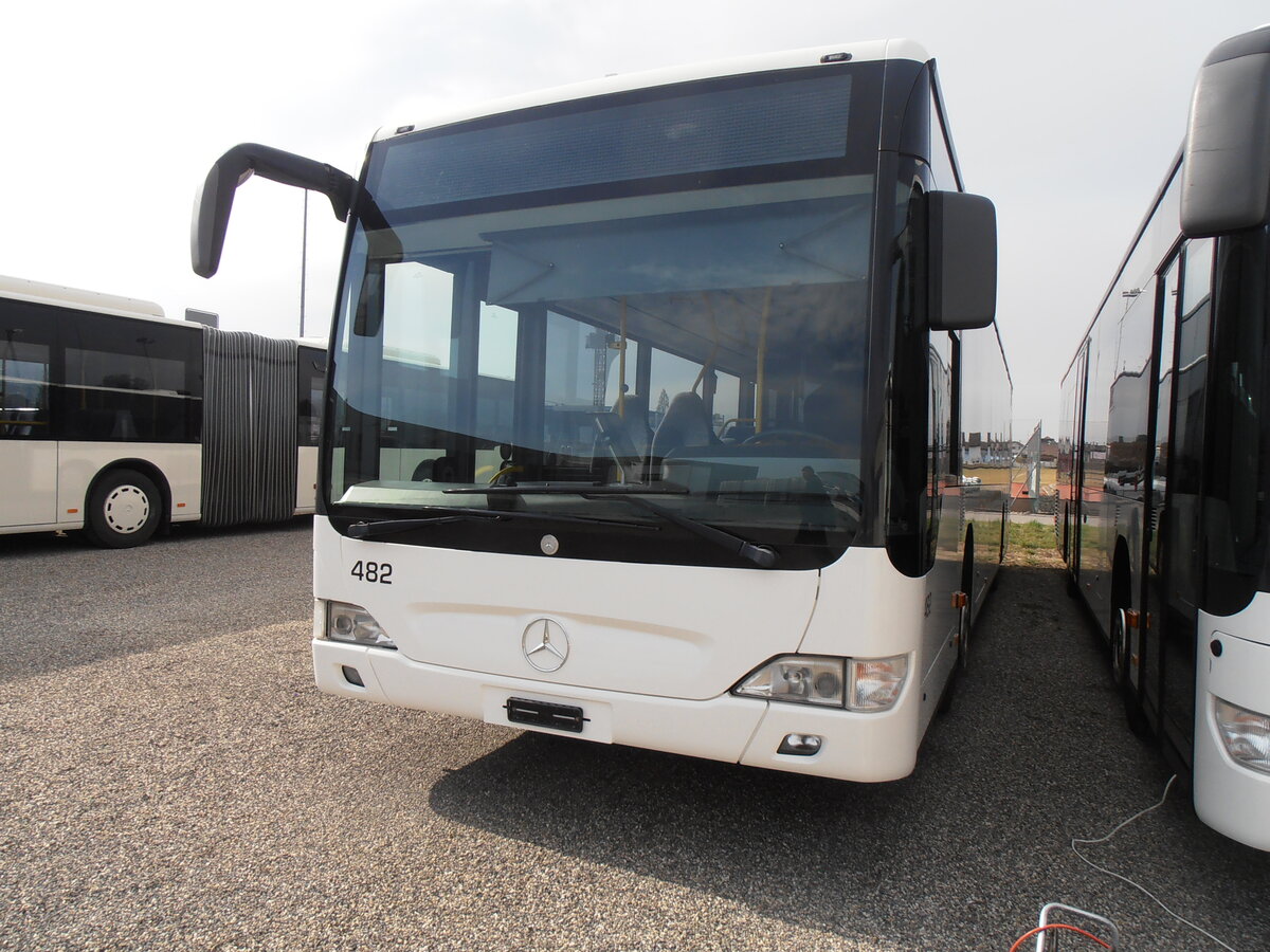 (233'895) - Intertours, Domdidier - Nr. 482 - Mercedes (ex PostAuto Bern Nr. 9; ex Klopfstein, Laupen Nr. 9) am 13. Mrz 2022 in Domdidier, Garage