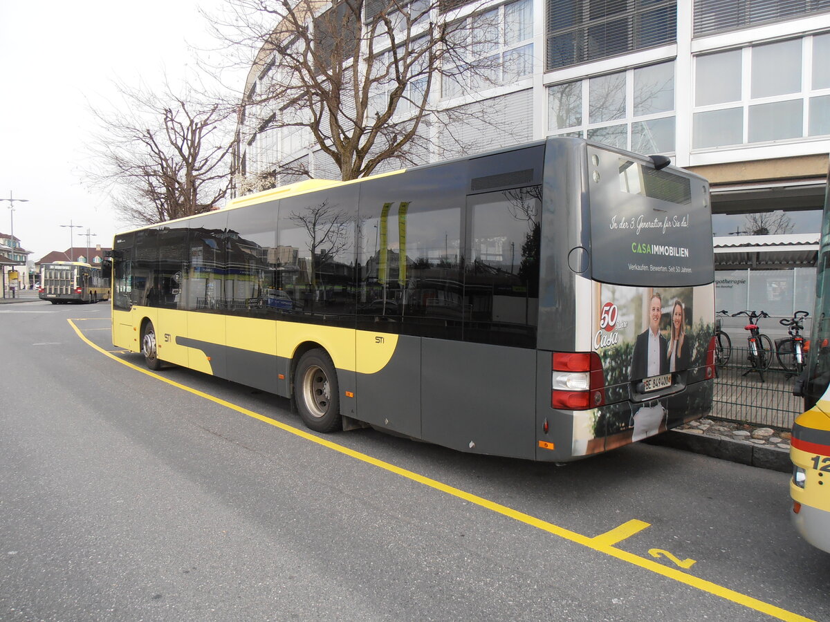 (234'205) - STI Thun - Nr. 400/BE 849'400 - MAN am 4. April 2022 bei der Schifflndte Thun