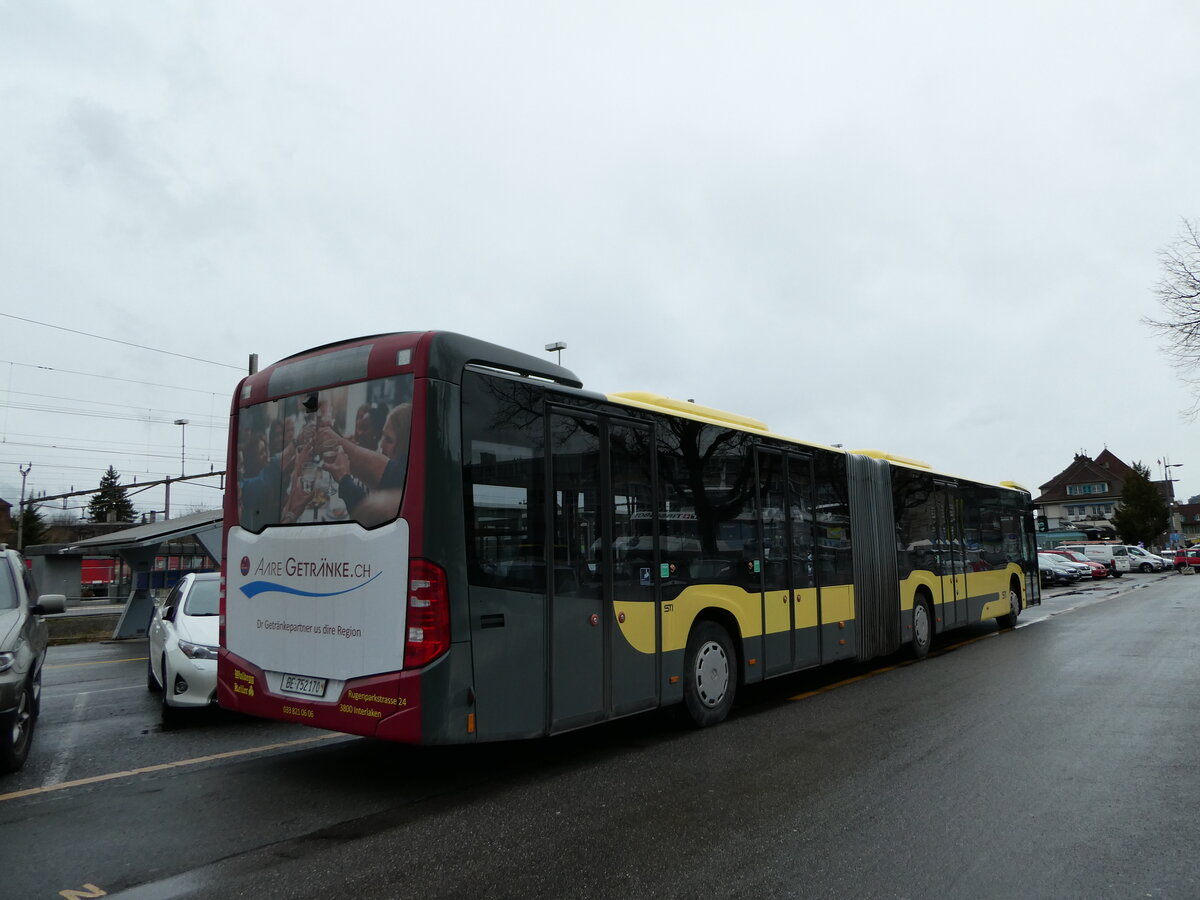 (234'218) - STI Thun - Nr. 170/BE 752'170 - Mercedes am 8. April 2022 in Thun, CarTerminal