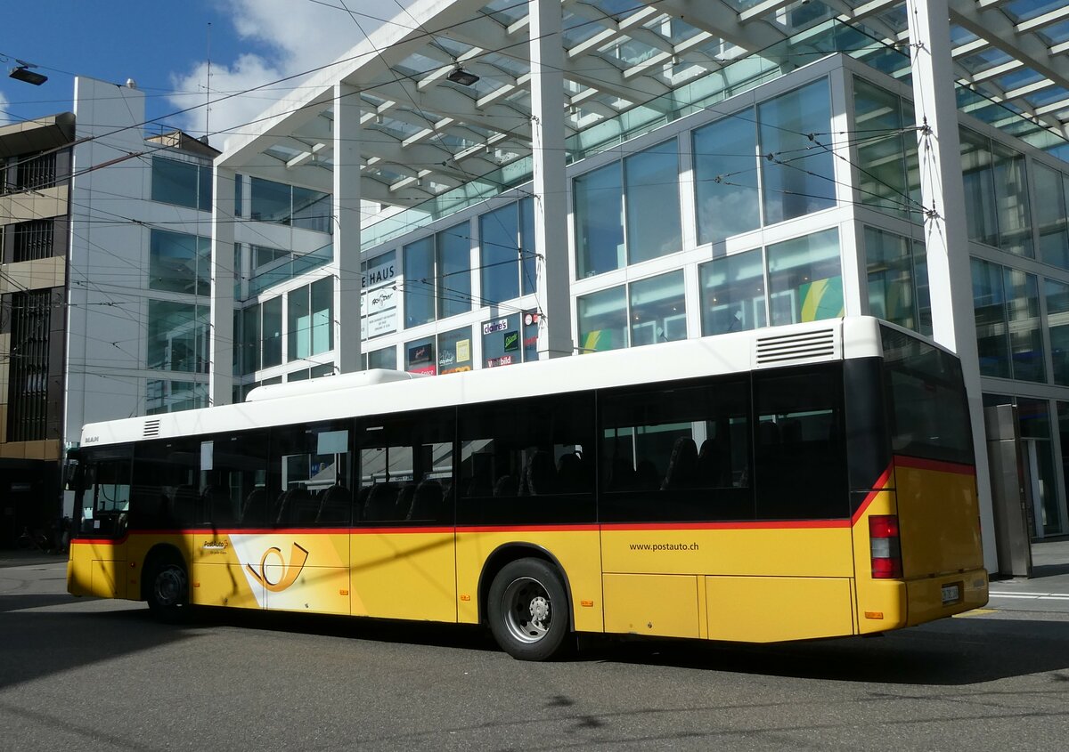 (234'299) - PostAuto Zrich - Nr. 192/ZH 781'186 - MAN (ex Nr. 37) am 10. April 2022 beim Hauptbahnhof Winterthur